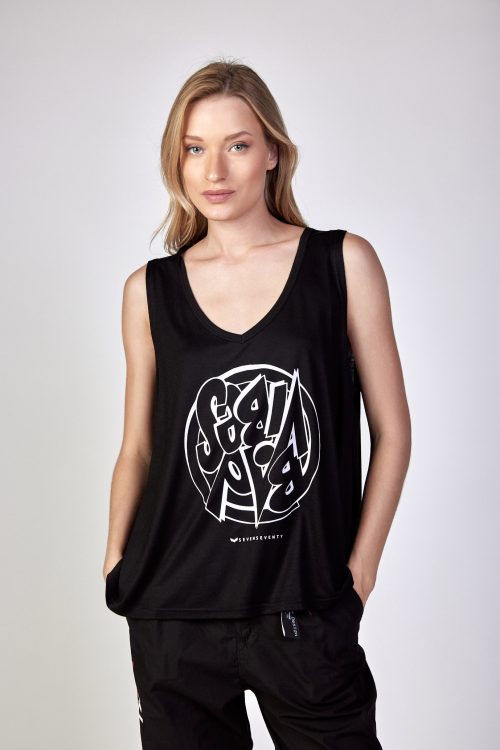 Loose & Wide Style Tank VIBES
