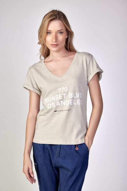v neck t-shirt YOU
