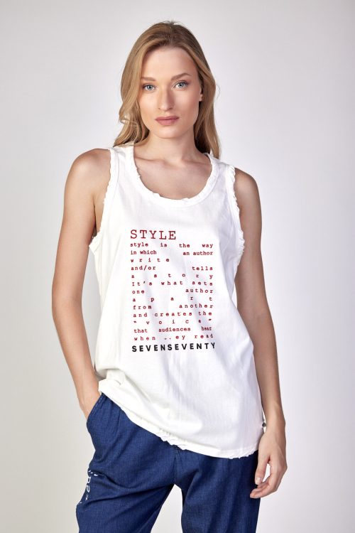 Destroyed Tank Top STYLE