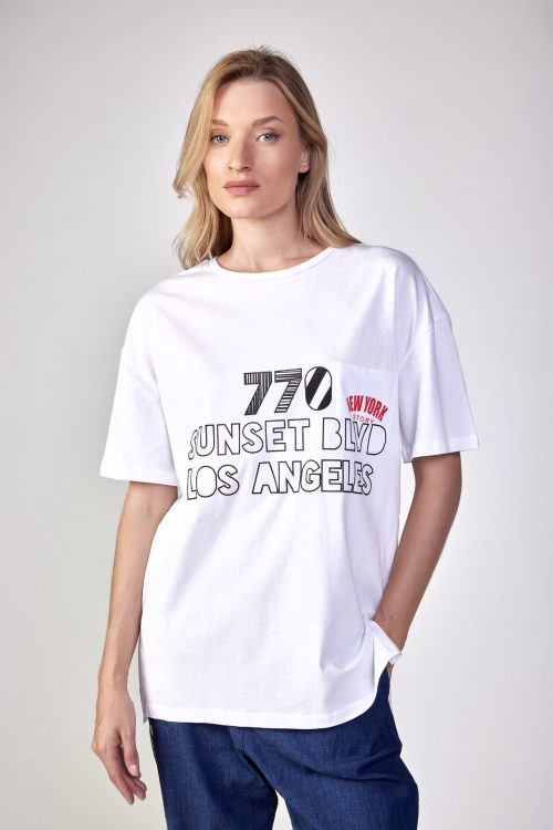 wide t-shirt SUNSET