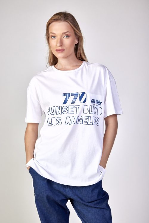 wide t-shirt SUNSET
