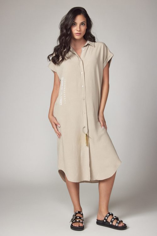 Buttoned Midi Dress  STREET
