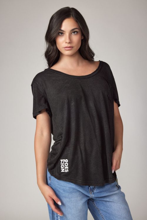 Basic t-shirt in wide cut 770 DESING