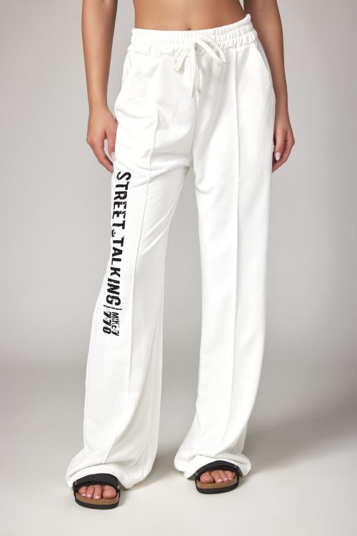 straight cut Jogger pants TALKING
