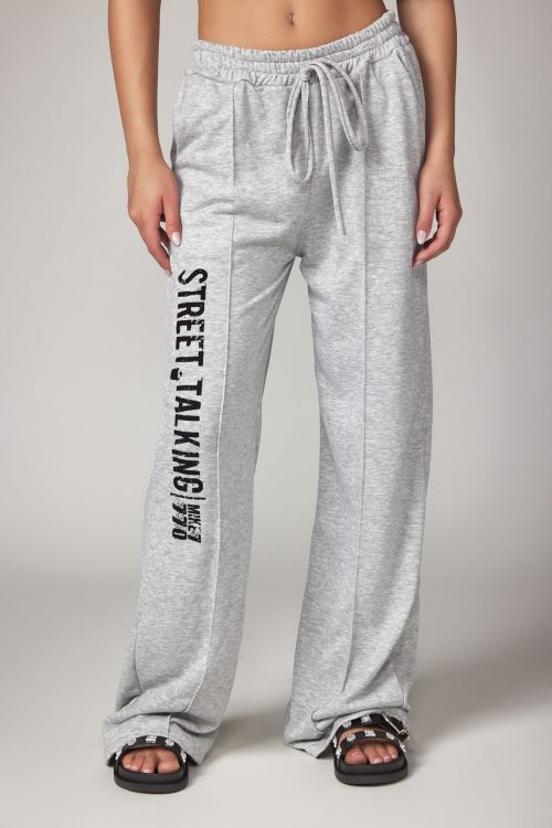 straight cut Jogger pants TALKING