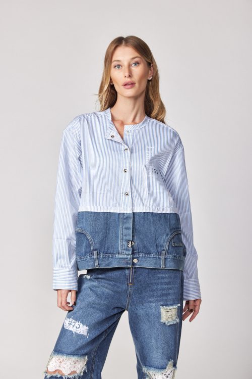 jacket combine with jeans LIMITED