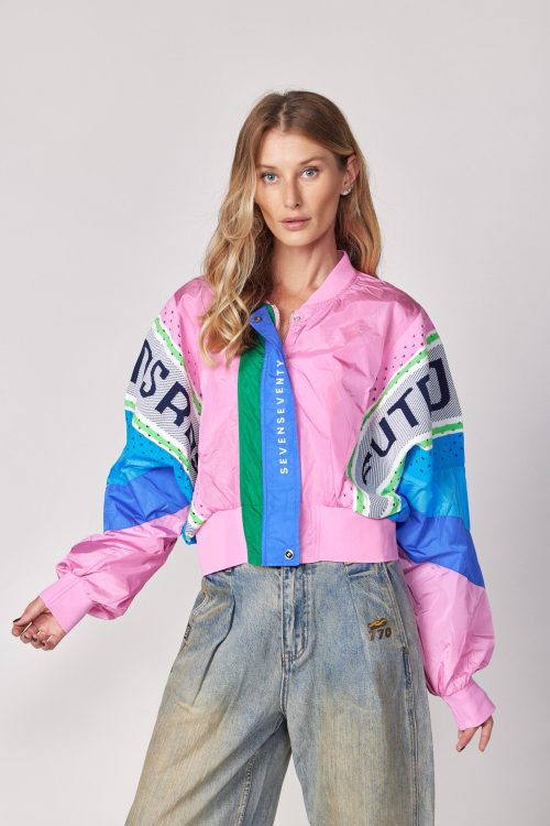 colored nylon jacket SEVENSEVENTY