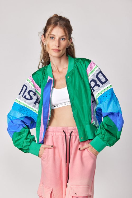 colored nylon jacket SEVENSEVENTY
