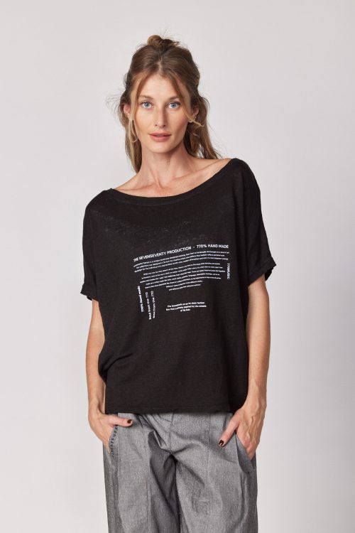 wide bat cut t-shirt PRODUCTION