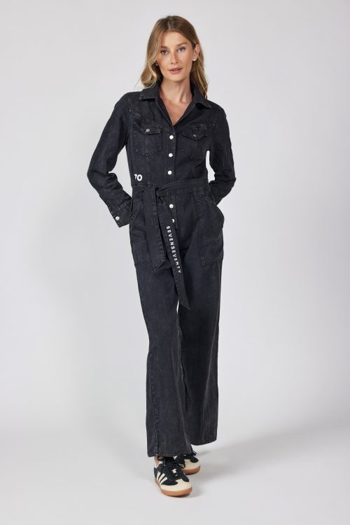 Long Denim Jumpsuit 770