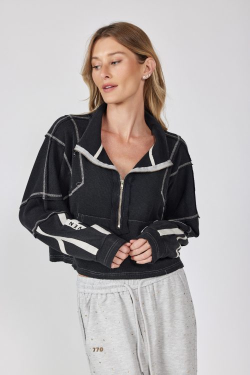 Pique stitch shirt in a loose fit SEVEN