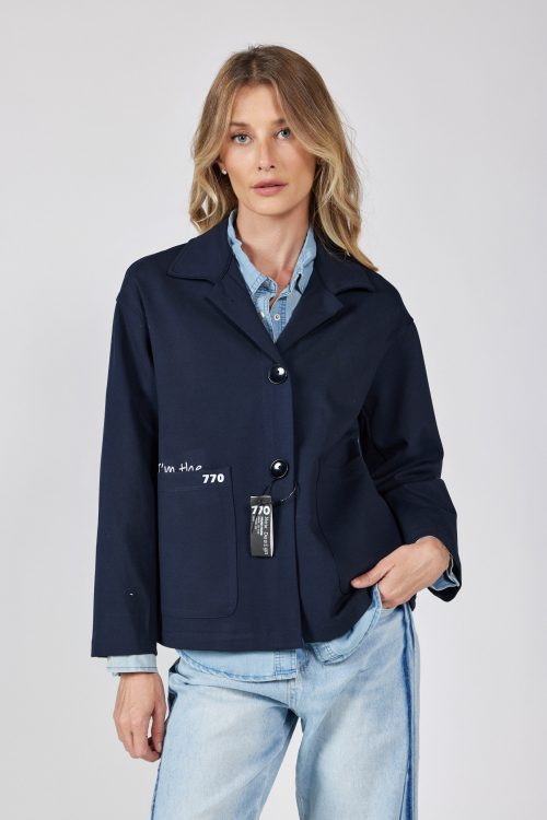 Sporty sweatshirt jacket I AM