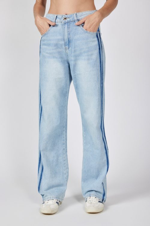 Jeans with side stripes 770