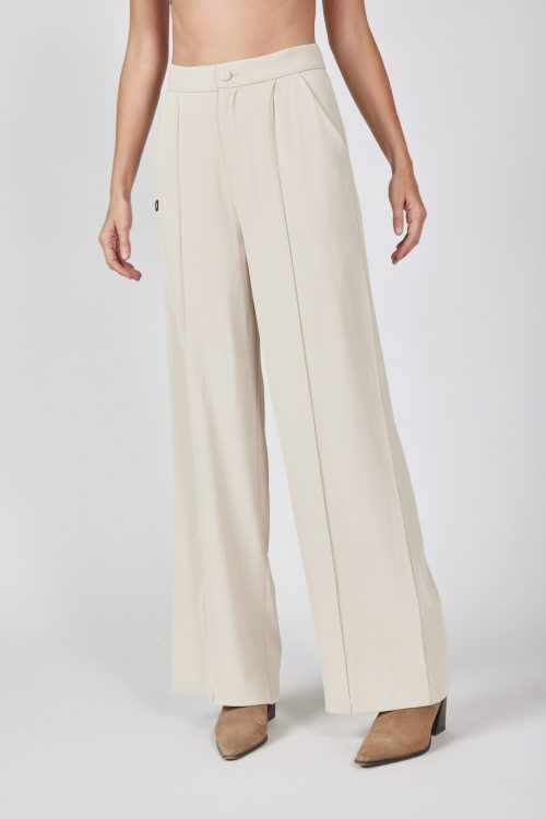 Tailored pants with button 770