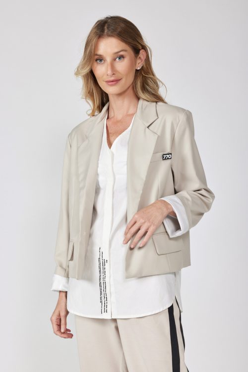 Tailored layered jacket BRAND