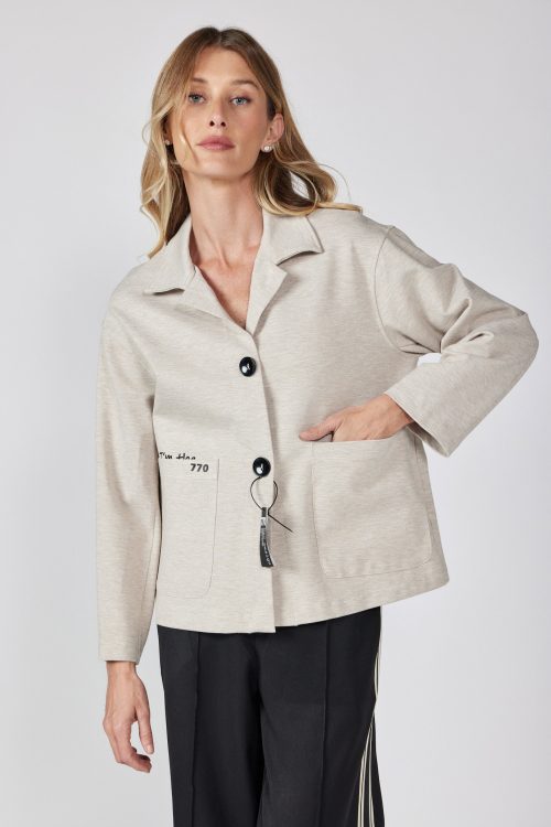 Sporty sweatshirt jacket I AM