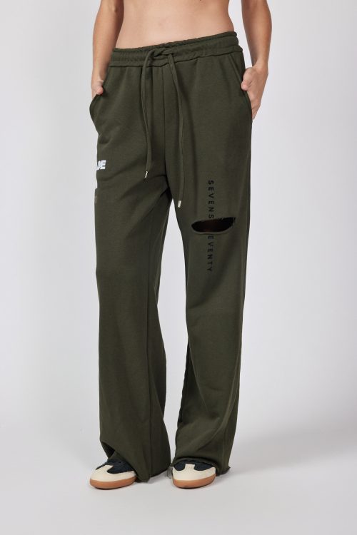 Straight-leg fleece pants MADE