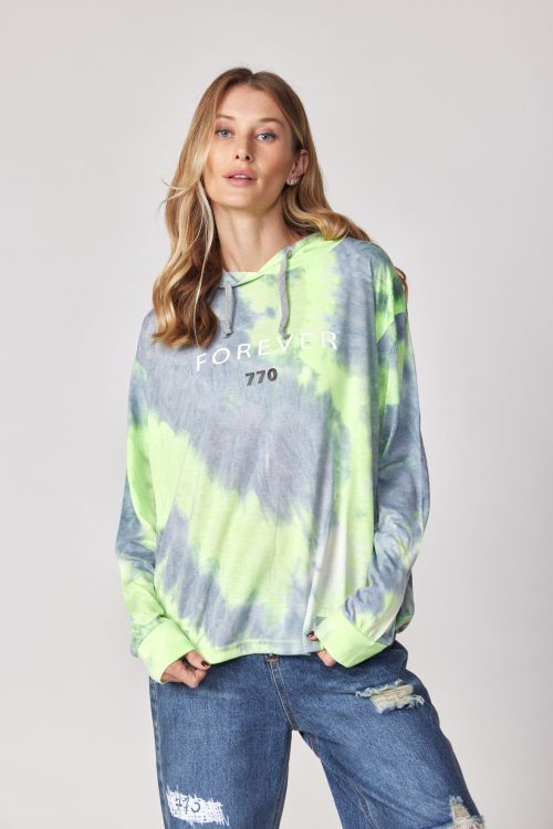 batik hooded shirt FOREVER