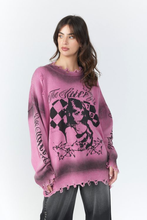 Oversized Ripped Knit 770