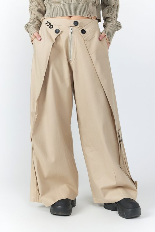 Buttons Cotton Pants 770