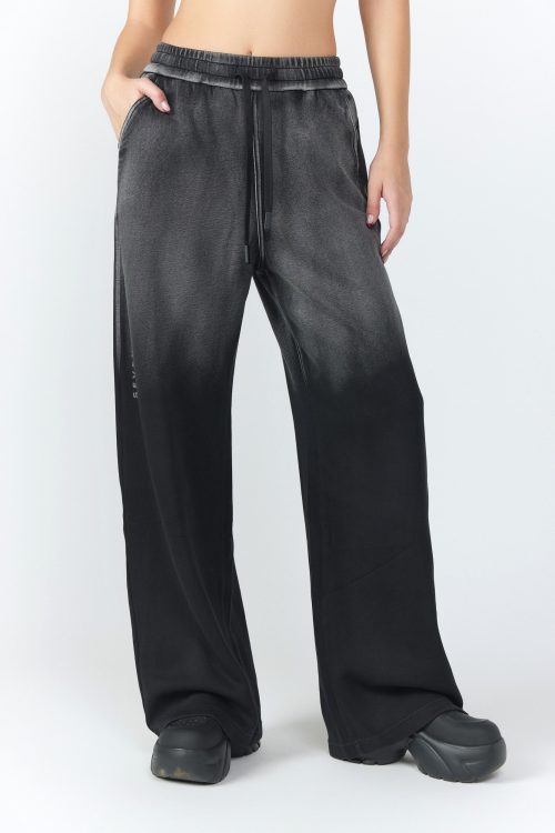 Washed Sweatpants with a Straight Cut SEVEN