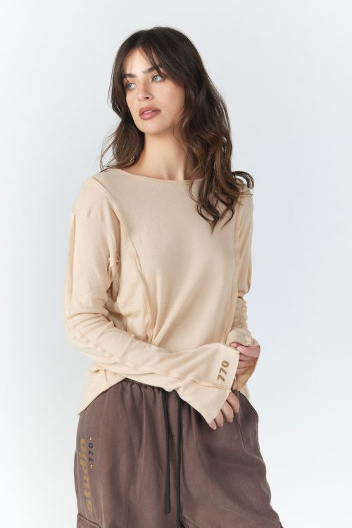 Basic Shirt with Stitching SEVEN