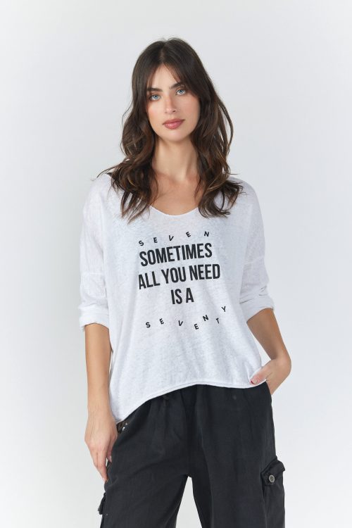 Loose Cotton Shirt SOMETIMES