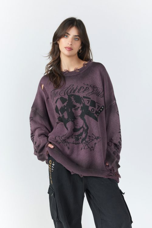 Oversized Ripped Knit 770