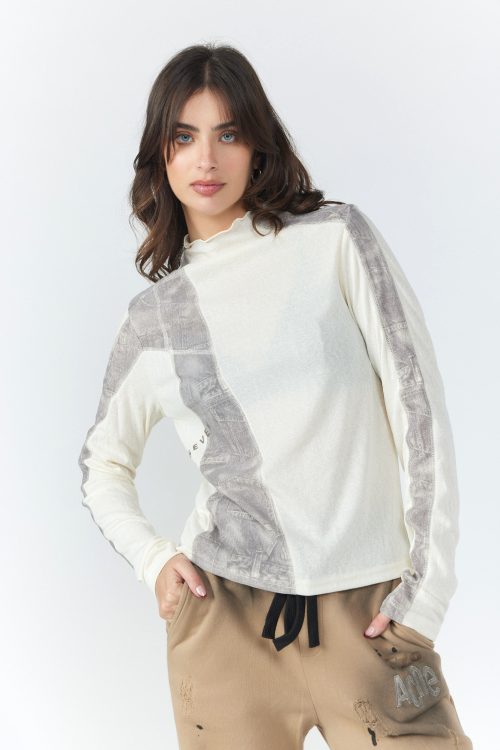 Turtleneck with Stitching SEVEN