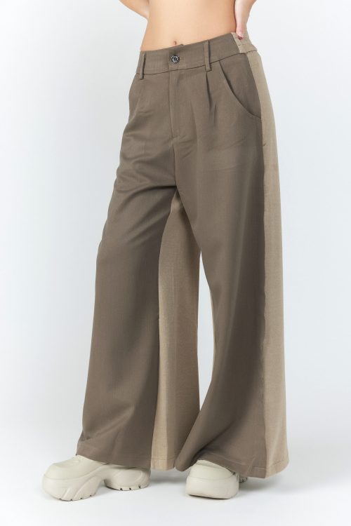 Combined Fabrics Pants 770