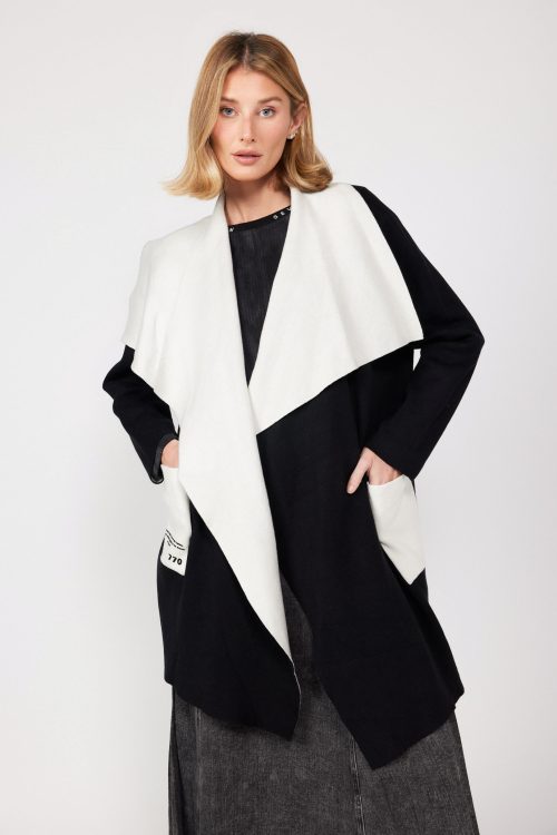Wide Long Knit Cardigan SEVEN