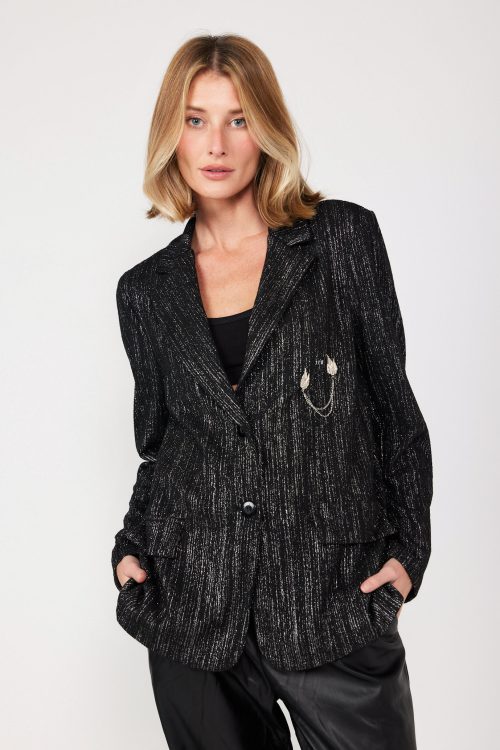 Lurex Blazer Jacket SEVEN