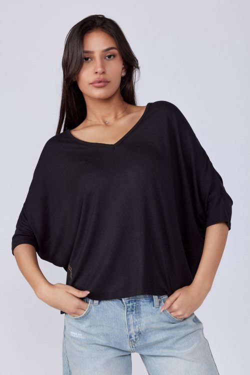 Ribbed Batwing T-Shirt ELEMENTS