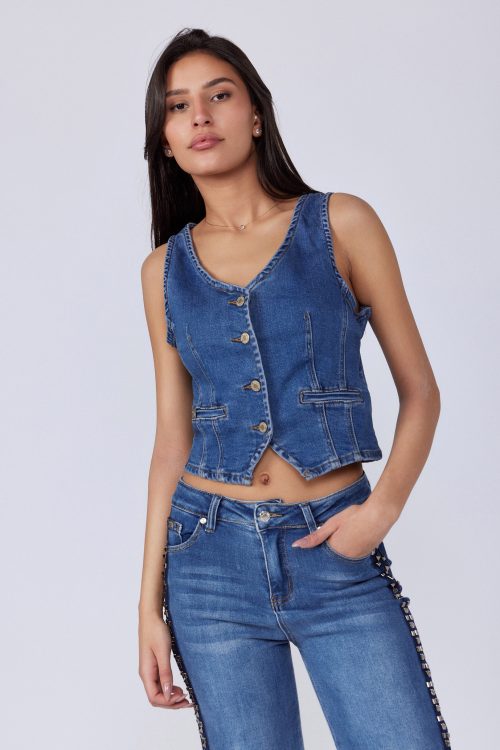 Denim Vest 770