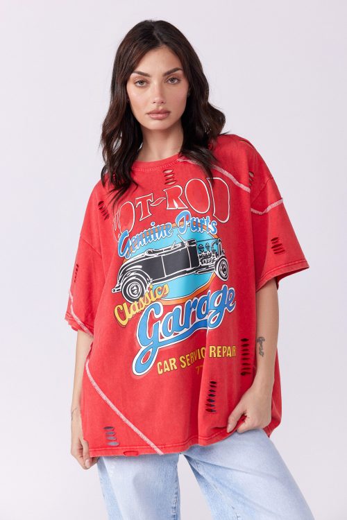 Torn T-Shirt HOT ROD