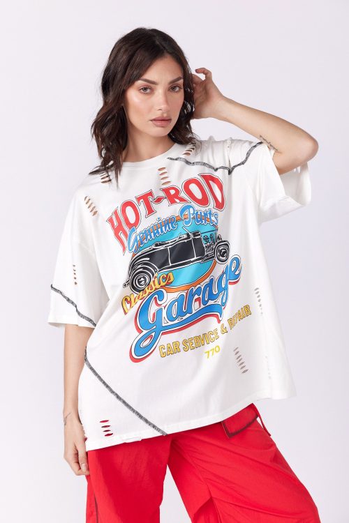 Torn T-Shirt HOT ROD