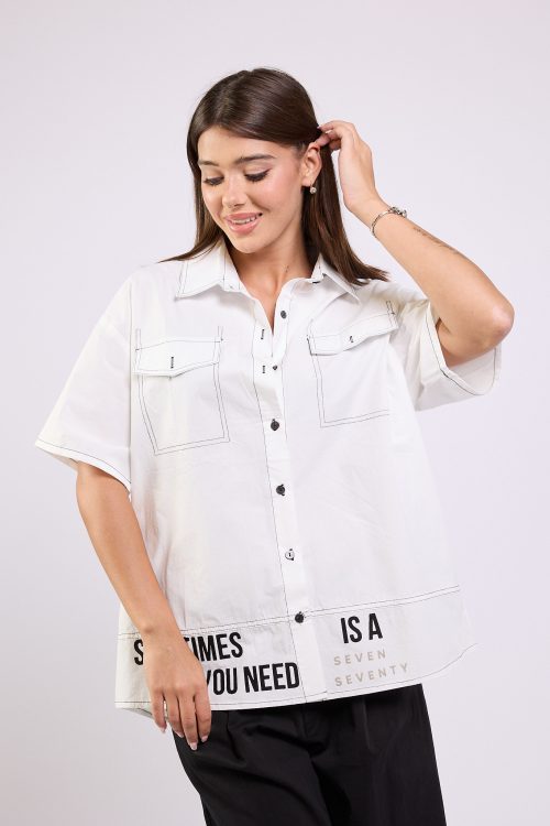NEED Detailed Button-Down Shirt