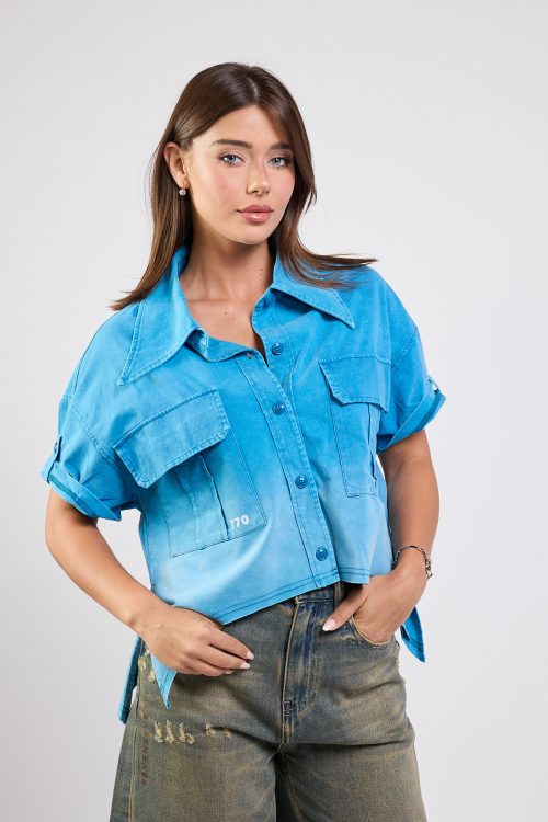 770 Washed Short Button-Up Shirt
