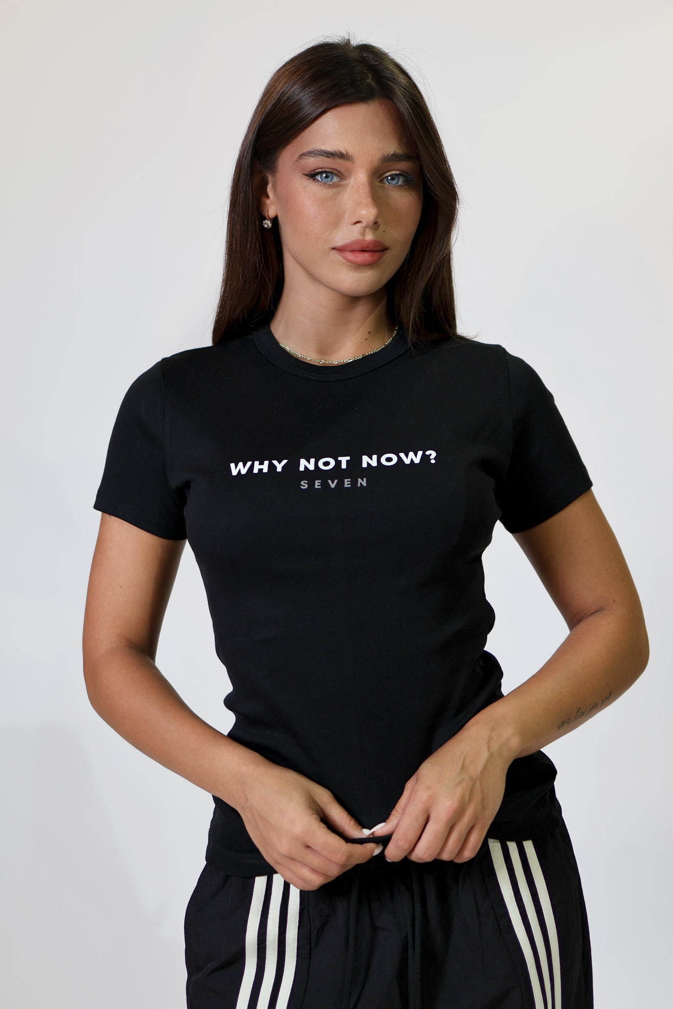 SEVEN Basic Shirt with V-Neck Collar